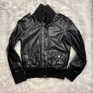 Kids Faux Leather jacket coat L